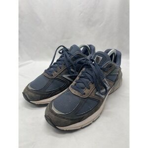 New Balance 990v5 Navy Blue Suede Mesh Mens Shoes Size 9 Made In USA M990NV5